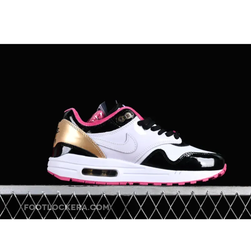AIR MAX 1 PRM WHITE/BLACK/PINK/GOLD