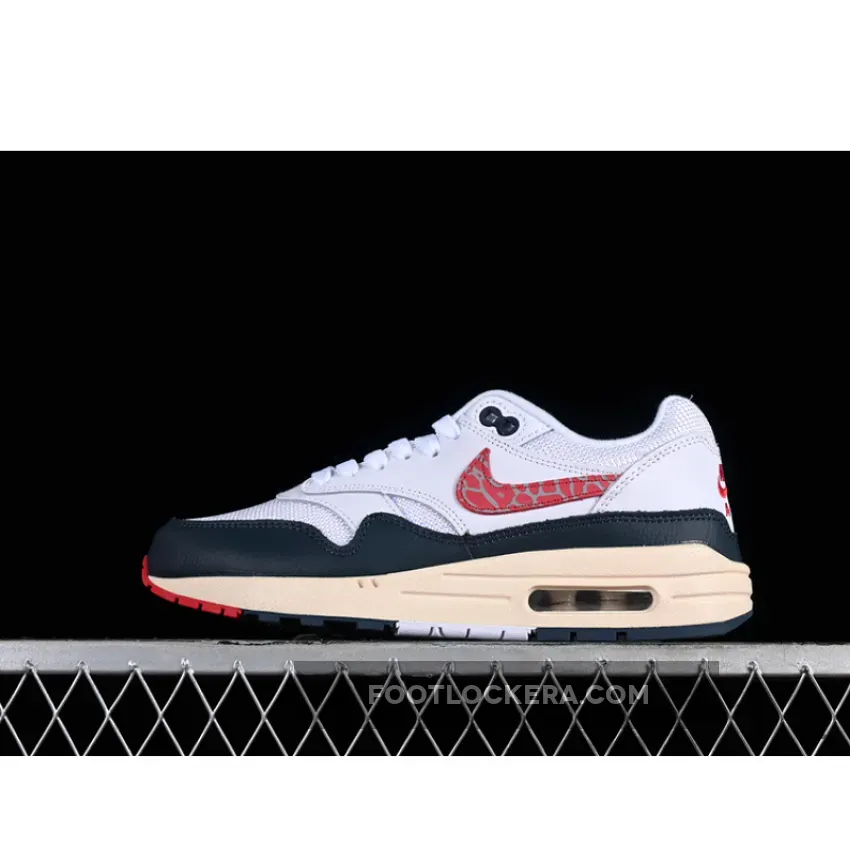 AIR MAX 1 PRM WHITE/RED/BLUE