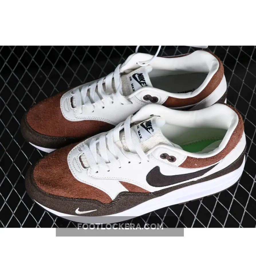 AIR MAX 1 WHITE/BLACK/GREY/BROWN AIR MAX 1 WHITE/BLACK/GREY/BROWN