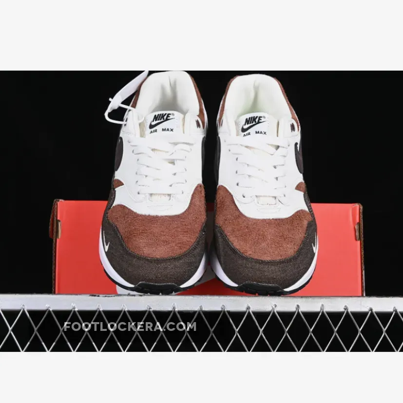 AIR MAX 1 WHITE/BLACK/GREY/BROWN AIR MAX 1 WHITE/BLACK/GREY/BROWN
