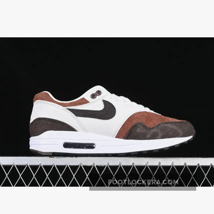 AIR MAX 1 WHITE/BLACK/GREY/BROWN AIR MAX 1 WHITE/BLACK/GREY/BROWN