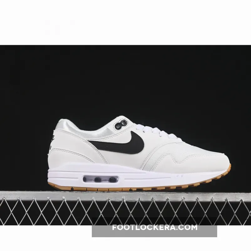 AIR MAX 1 WHITE/BLACK/GUM MEDIUM BROWN