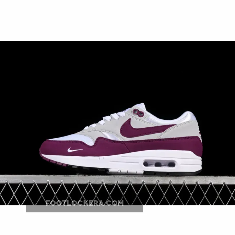 AIR MAX 1 WHITE/BOLD BERRY/NEUTRAL GREY/BLACK