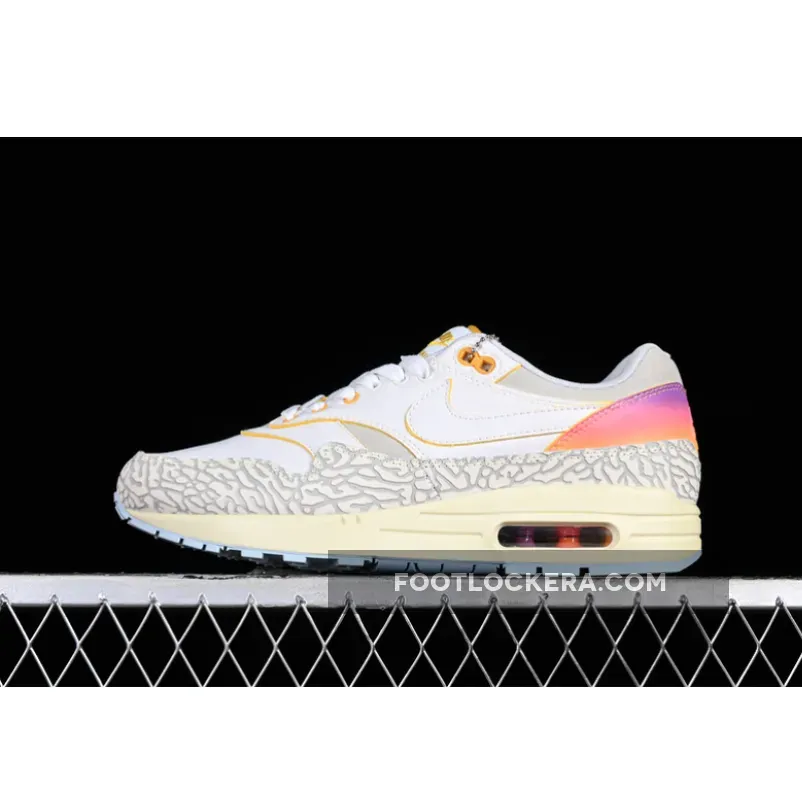 AIR MAX 1 WHITE/GREY/ORANGE/PURPLE