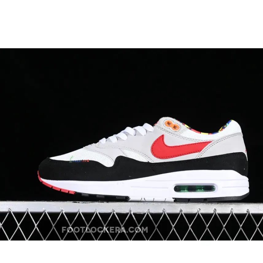 AIR MAX 1 WHITE/GREY/RED/BLACK