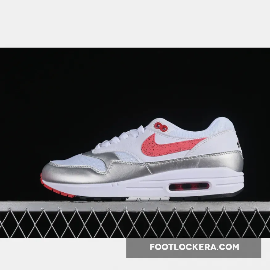 AIR MAX 1 WHITE/SILVER/RED