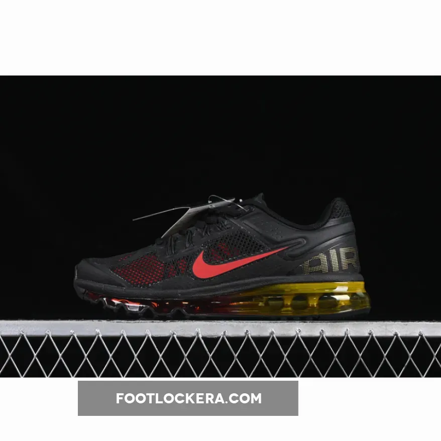 AIR MAX 2013 BLACK/LASER ORANGE/UNIVERSITY RED