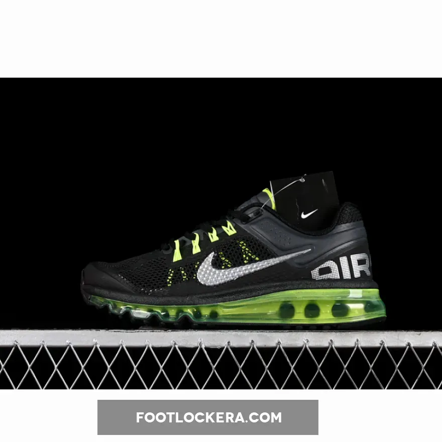 AIR MAX 2013 BLACK/VOLT/METALLIC SILVER
