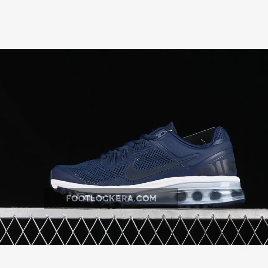 AIR MAX 2013 COLLEGE NAVY/SUMMIT WHITE/METALLIC SILVER/DARK OBSIDIAN