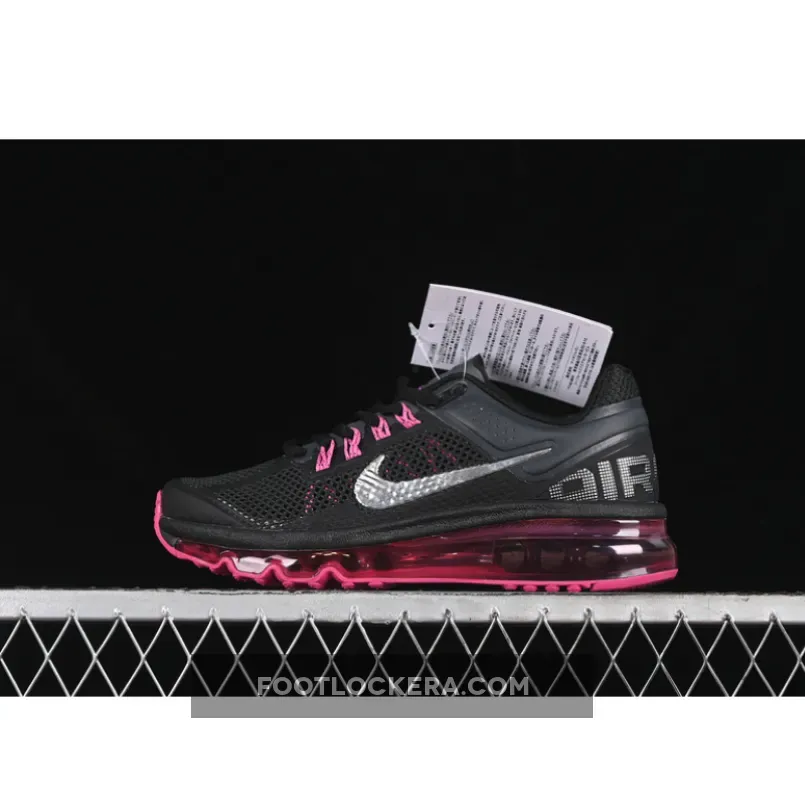 AIR MAX 2013 GS BLACK/DARK GREY/FUSION PINK/METALLIC SILVER AIR MAX 2013 GS BLACK/DARK GREY/FUSION PINK/METALLIC SILVER