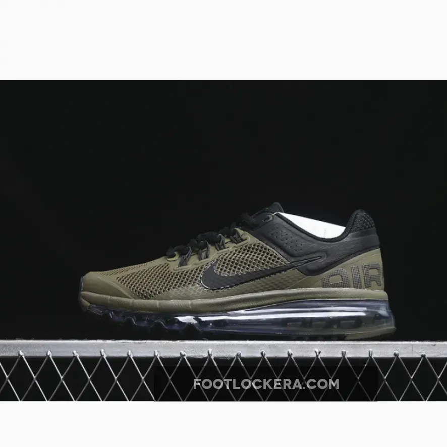 AIR MAX 2013 MEDIUM OLIVE/METALLIC SILVER/BLACK