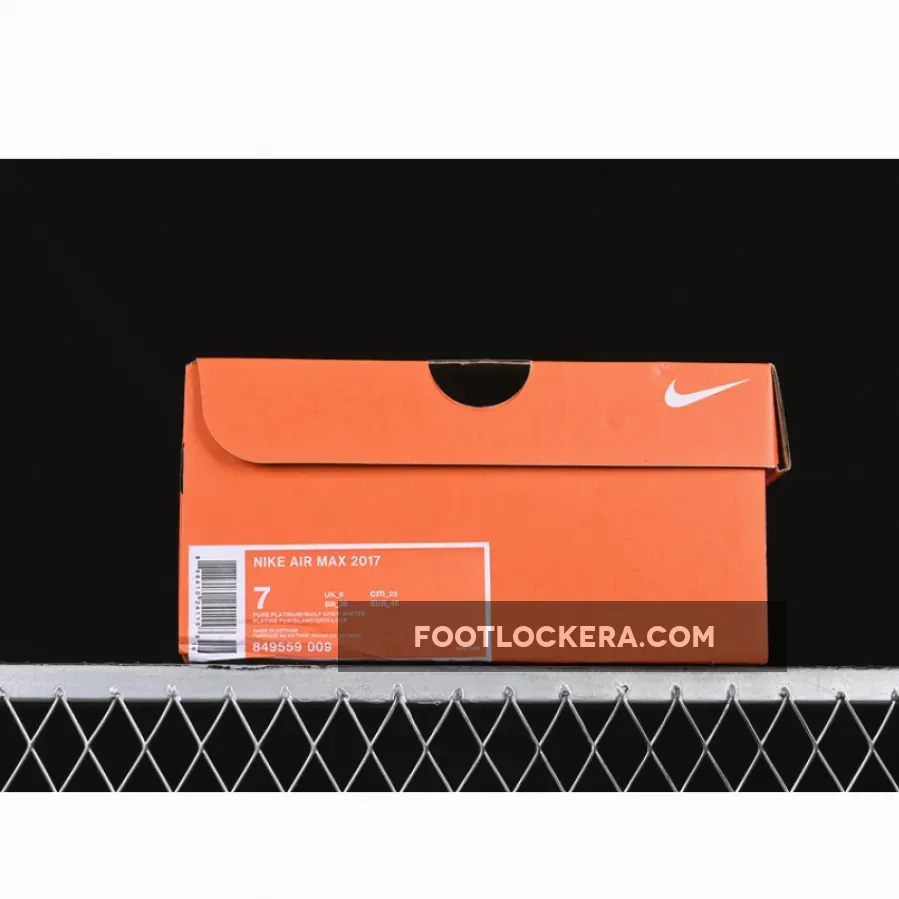 AIR MAX 2017 WHITE/GREY/SILVER AIR MAX 2017 WHITE/GREY/SILVER