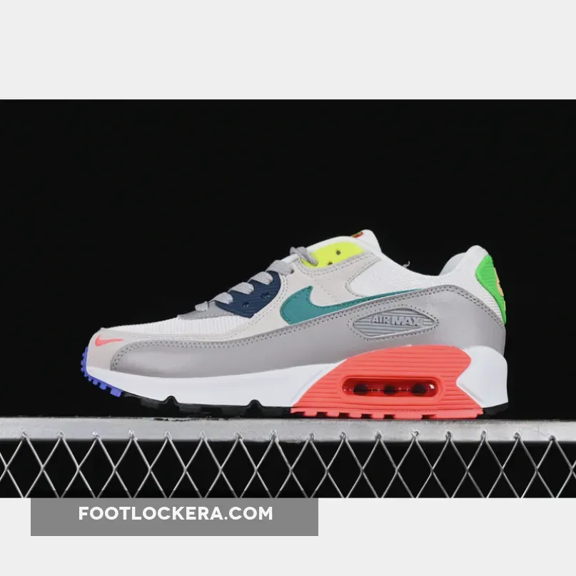 AIR MAX 90 BLACK/GREEN/GREY/ORANGE/WHITE