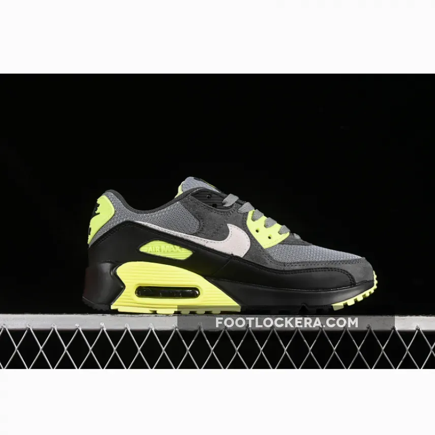 AIR MAX 90 SMOKE GREY/LIGHT LEMON TWIST/BLACK/PHOTON DUST