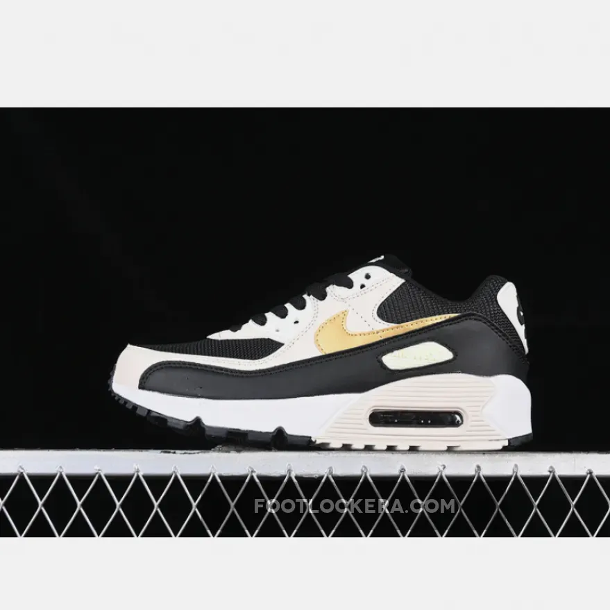 AIR MAX 90 WHITE/BLACK/GOLD/GREY