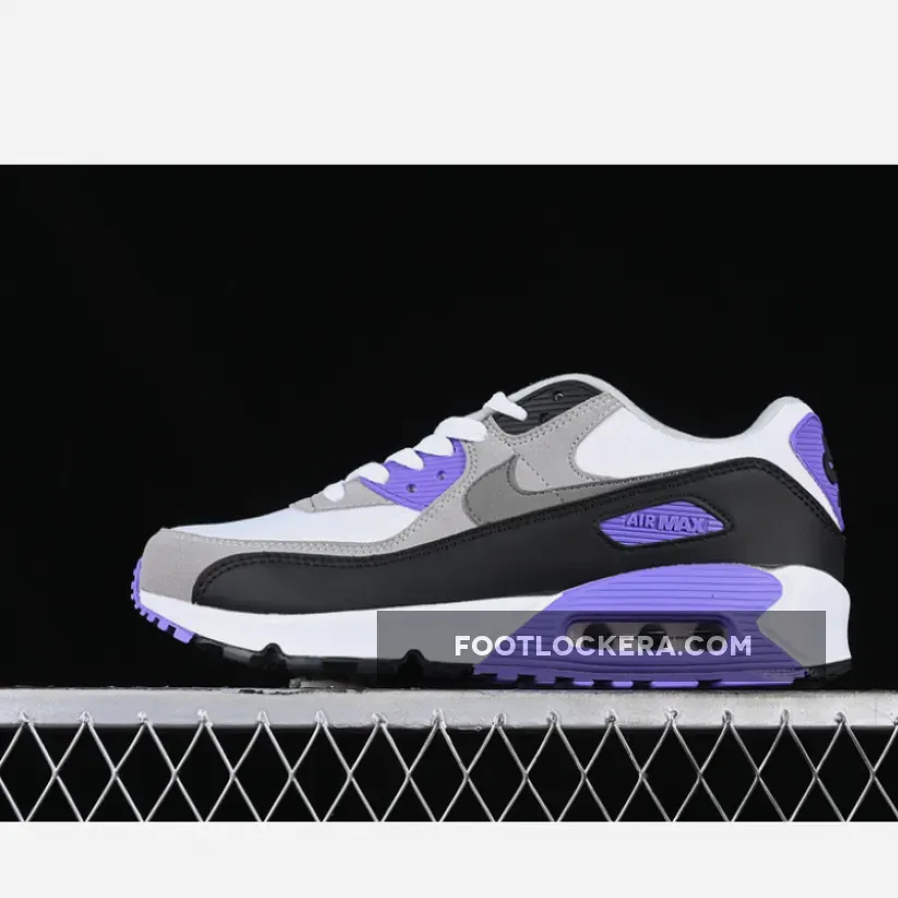 AIR MAX 90 WHITE/BLACK/GREY/PURPLE