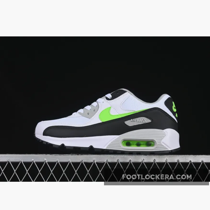 AIR MAX 90 WHITE/BLACK/NEUTRAL GREY/HOT LIME
