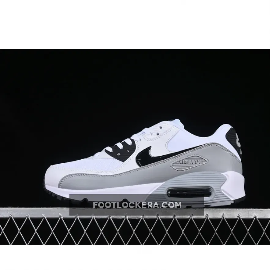 AIR MAX 90 WHITE/BLACK-WOLF GREY