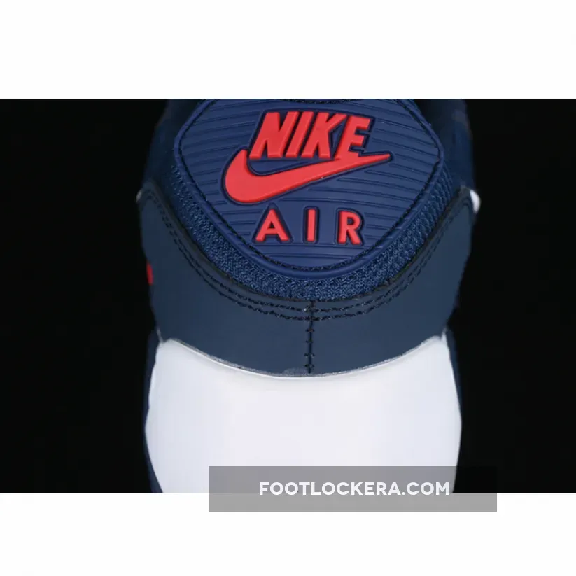 AIR MAX 90 WHITE/BLUE/RED AIR MAX 90 WHITE/BLUE/RED
