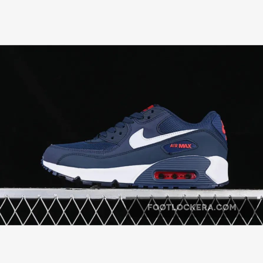 AIR MAX 90 WHITE/BLUE/RED AIR MAX 90 WHITE/BLUE/RED