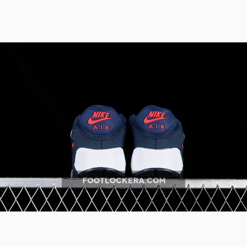 AIR MAX 90 WHITE/BLUE/RED AIR MAX 90 WHITE/BLUE/RED