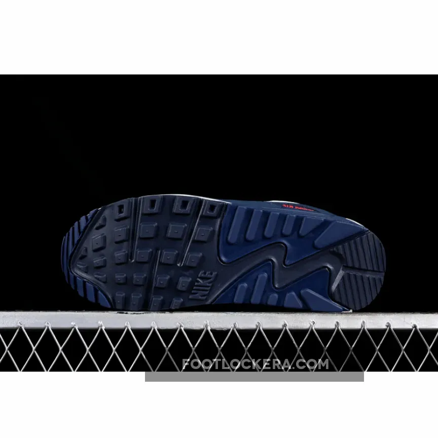 AIR MAX 90 WHITE/BLUE/RED AIR MAX 90 WHITE/BLUE/RED