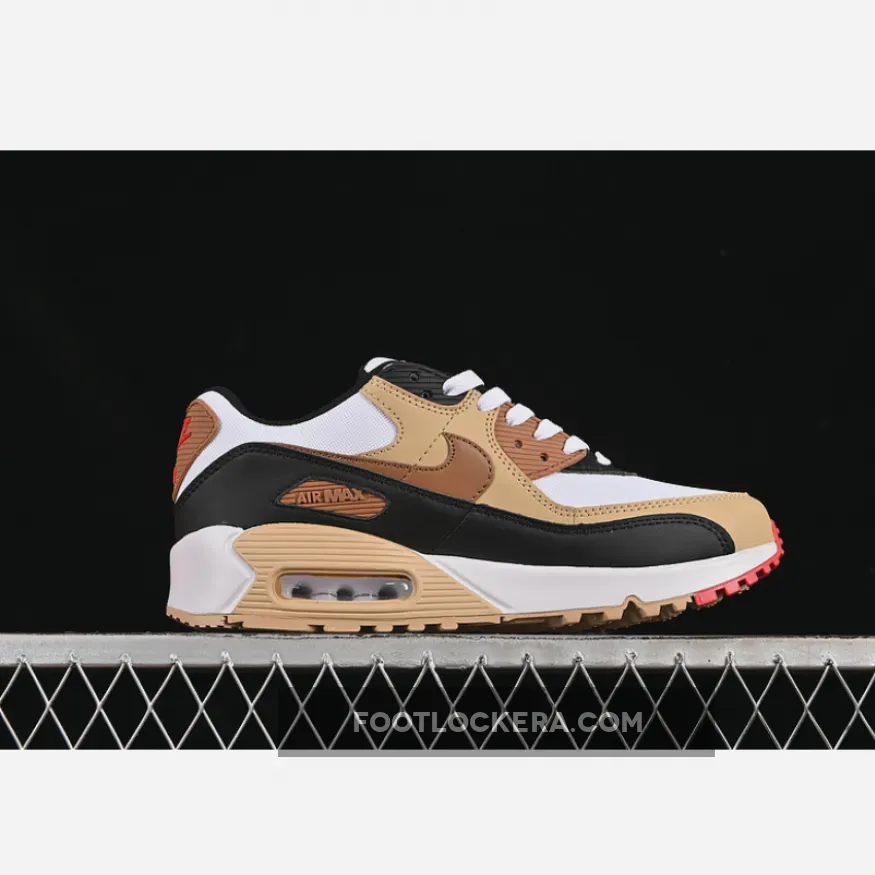 AIR MAX 90 WHITE/BROWN/BLACK