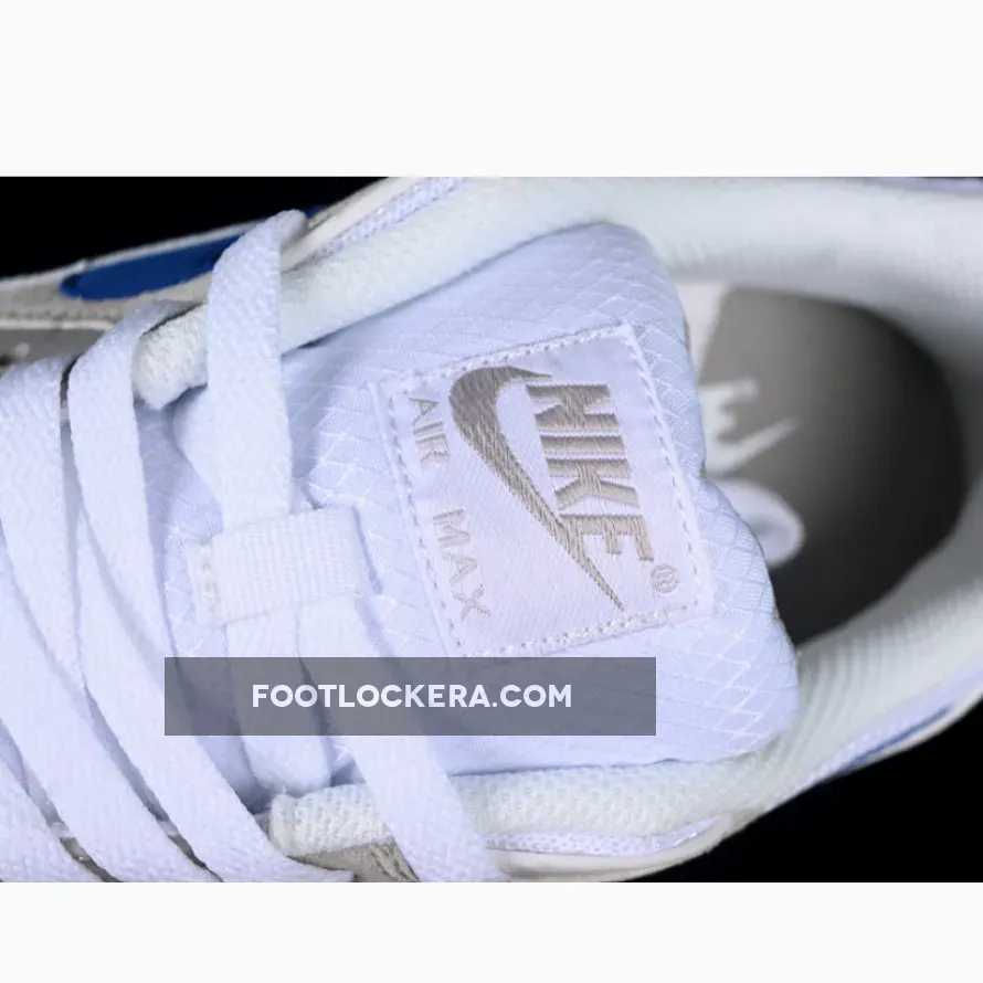 AIR MAX 90 WHITE/COLLEGE GREY/SUMMIT WHITE/RACER BLUE AIR MAX 90 WHITE/COLLEGE GREY/SUMMIT WHITE/RACER BLUE