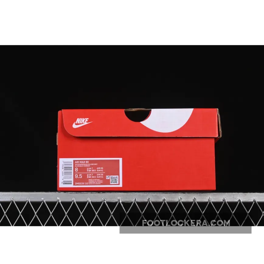 AIR MAX 90 WHITE/COLLEGE GREY/SUMMIT WHITE/RACER BLUE AIR MAX 90 WHITE/COLLEGE GREY/SUMMIT WHITE/RACER BLUE