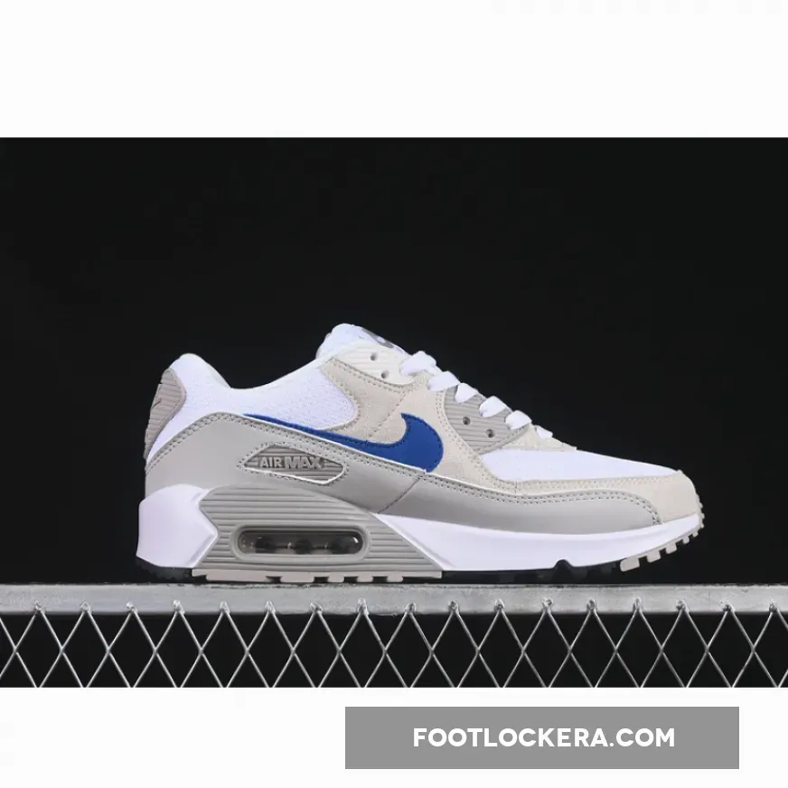 AIR MAX 90 WHITE/COLLEGE GREY/SUMMIT WHITE/RACER BLUE AIR MAX 90 WHITE/COLLEGE GREY/SUMMIT WHITE/RACER BLUE