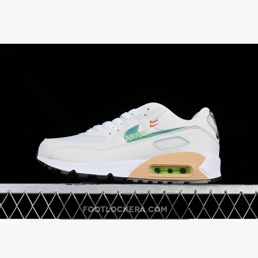 AIR MAX 90 WHITE/GREEN/GREY/BROWN