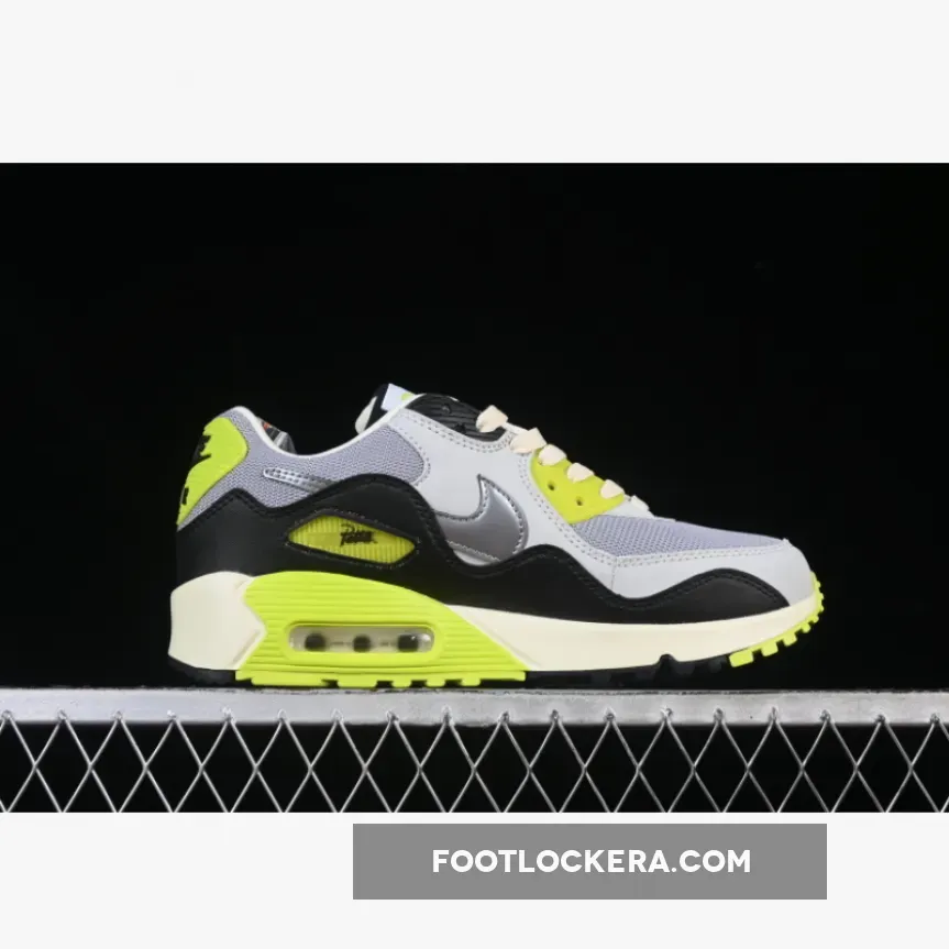 AIR MAX 90 WHITE/GREY/BLACK/GREEN