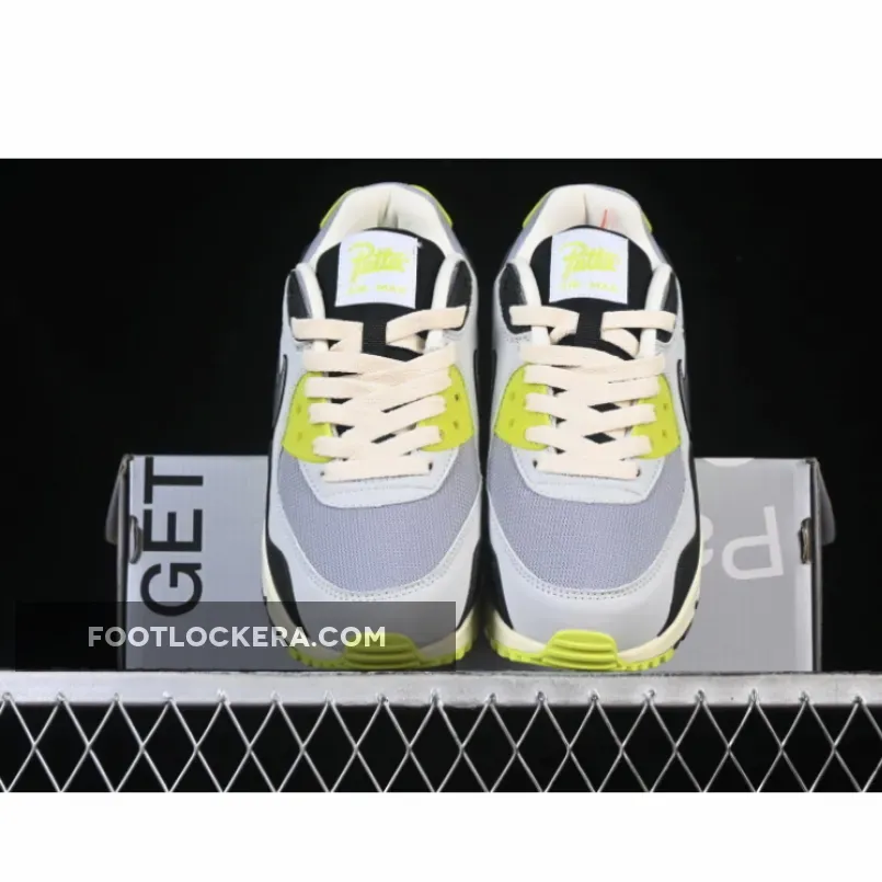 AIR MAX 90 WHITE/GREY/BLACK/GREEN AIR MAX 90 WHITE/GREY/BLACK/GREEN