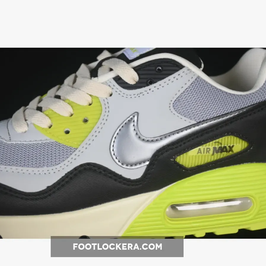 AIR MAX 90 WHITE/GREY/BLACK/GREEN AIR MAX 90 WHITE/GREY/BLACK/GREEN