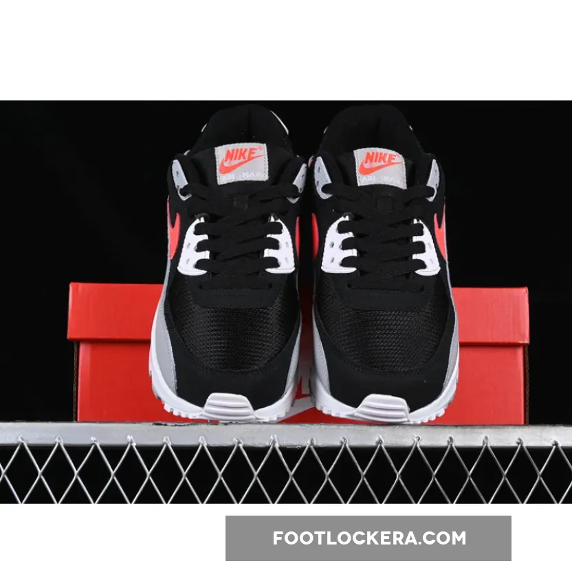 AIR MAX 90 WHITE/GREY/BLACK/RED AIR MAX 90 WHITE/GREY/BLACK/RED