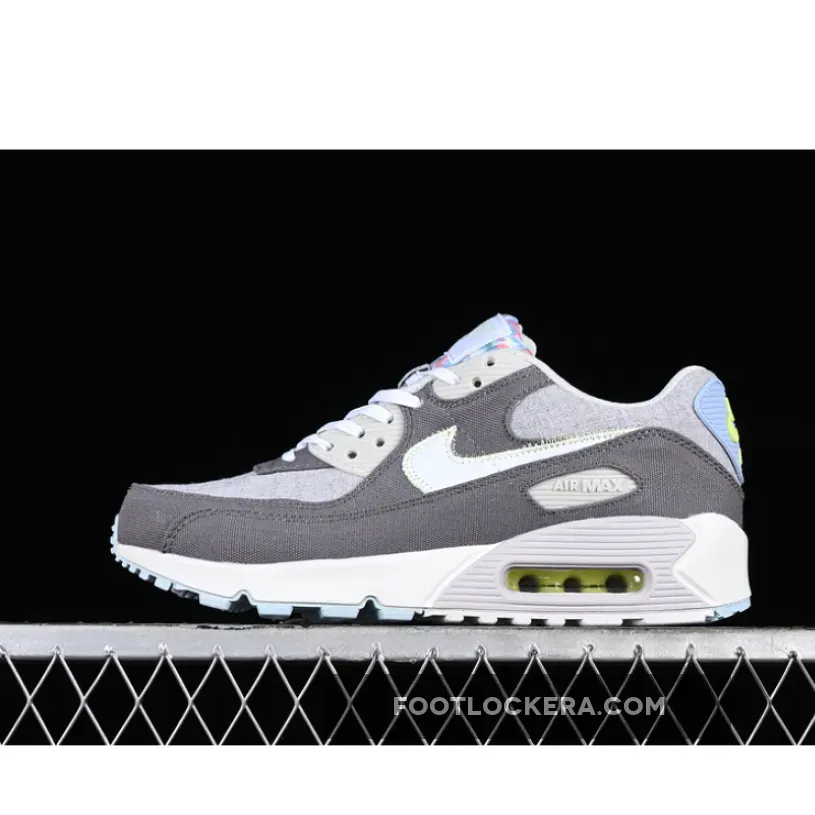 AIR MAX 90 WHITE/GREY/BLUE/YELLOW