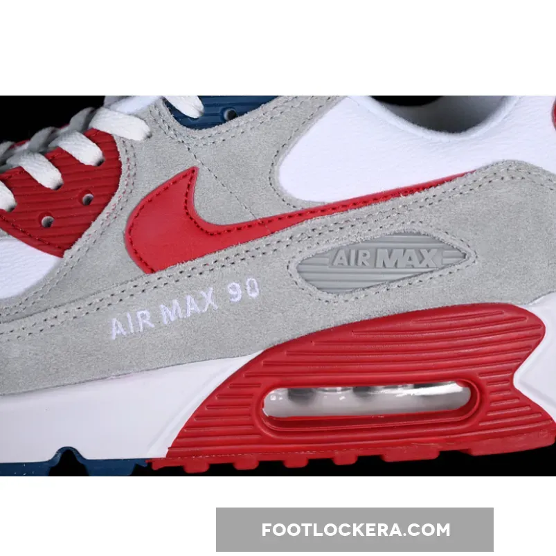 AIR MAX 90 WHITE/RED/GREY AIR MAX 90 WHITE/RED/GREY