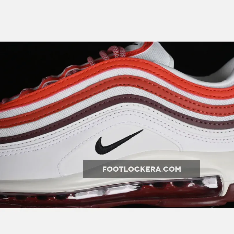 AIR MAX 97 SUMMIT WHITE/DARK TEAM RED/DRAGON RED/BLACK AIR MAX 97 SUMMIT WHITE/DARK TEAM RED/DRAGON RED/BLACK