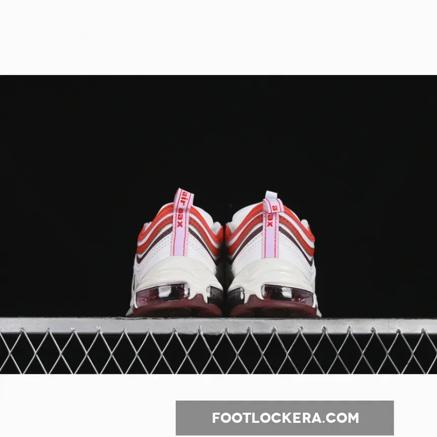 AIR MAX 97 SUMMIT WHITE/DARK TEAM RED/DRAGON RED/BLACK AIR MAX 97 SUMMIT WHITE/DARK TEAM RED/DRAGON RED/BLACK