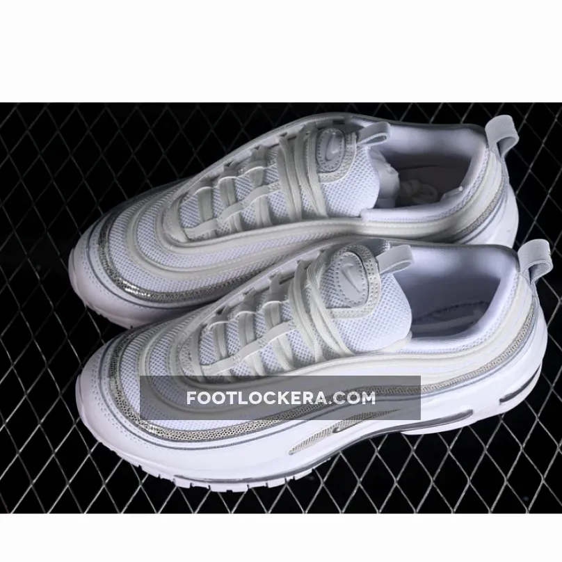 AIR MAX 97 WHITE/PLATINUM TINT/METALLIC SILVER/CHROME AIR MAX 97 WHITE/PLATINUM TINT/METALLIC SILVER/CHROME