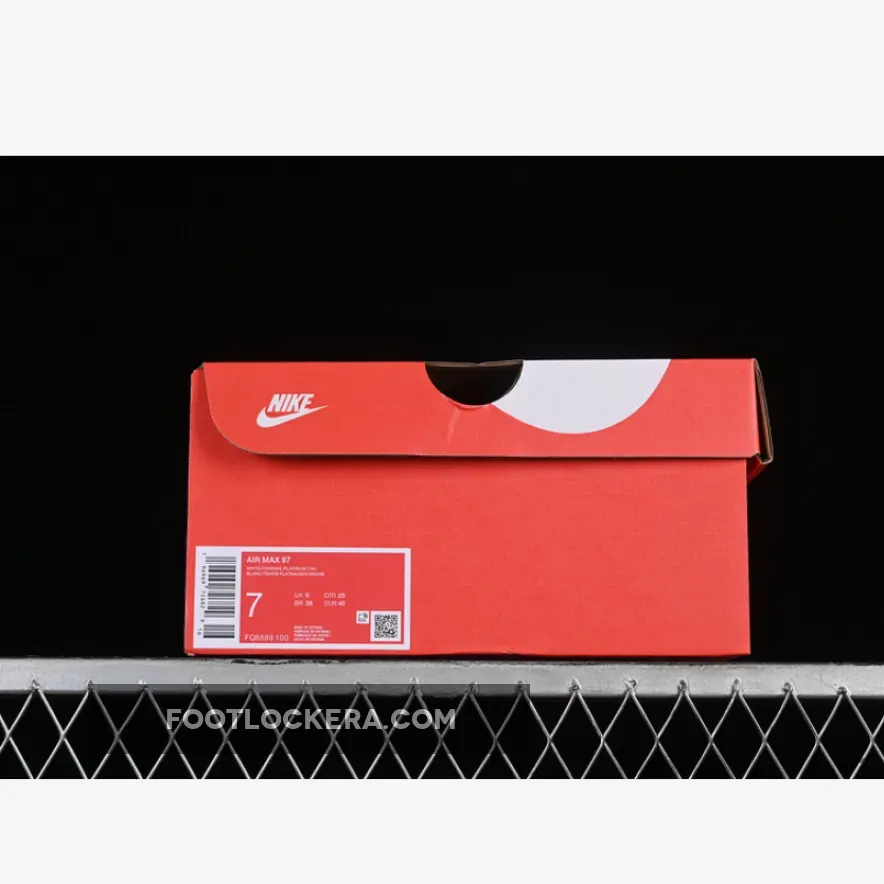 AIR MAX 97 WHITE/PLATINUM TINT/METALLIC SILVER/CHROME AIR MAX 97 WHITE/PLATINUM TINT/METALLIC SILVER/CHROME
