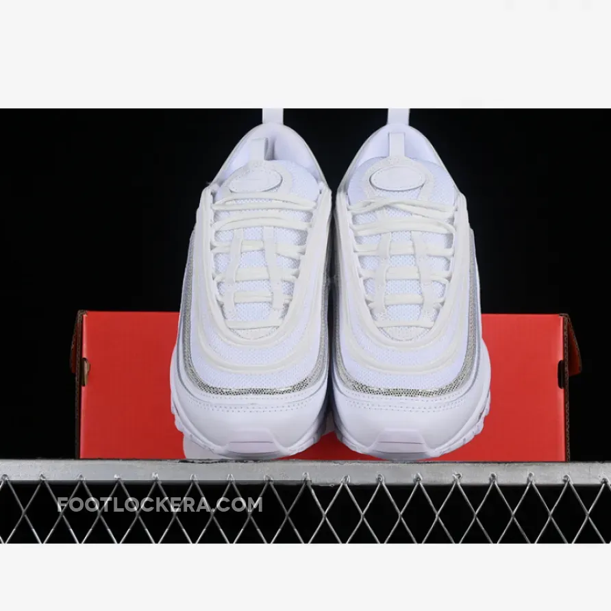 AIR MAX 97 WHITE/PLATINUM TINT/METALLIC SILVER/CHROME AIR MAX 97 WHITE/PLATINUM TINT/METALLIC SILVER/CHROME