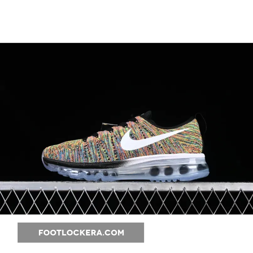 AIR MAX FLYKNIT 2014 BLACK/CHLORINE BLUE-TOTAL ORANGE-WHITE