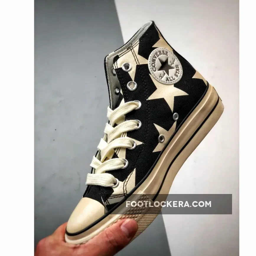 Converse Chuck Taylor All Star Lift Platform Large Stars Black/Natural Ivory/Egret Converse Chuck Taylor All Star Lift Platform Large Stars Black/Natural Ivory/Egret