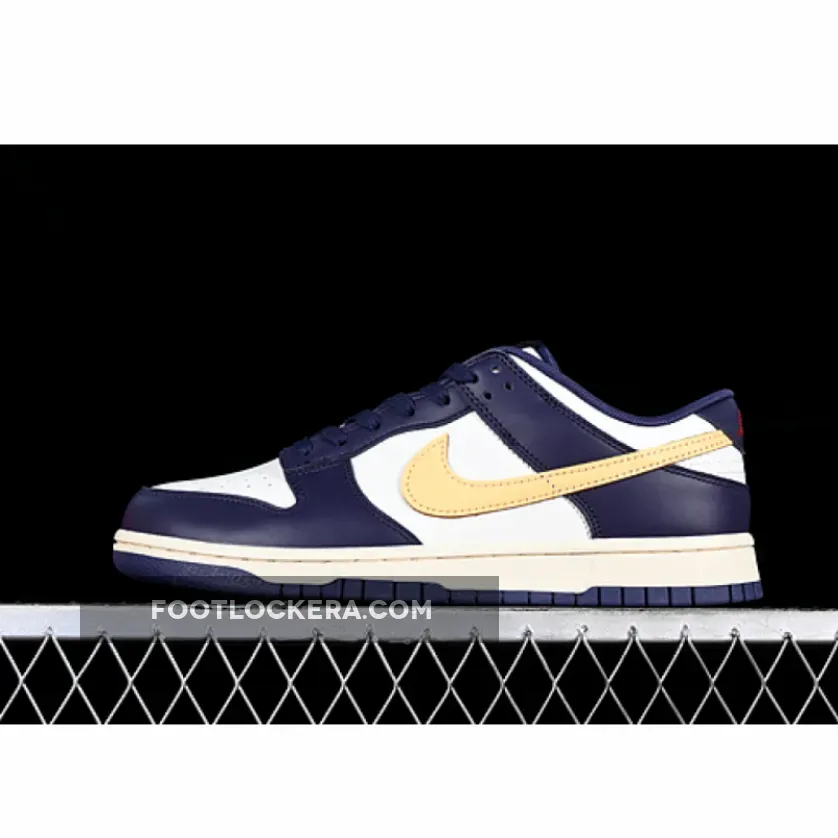 DUNK LOW FROM NIKE TO YOU NAVY SAIL/MIDNIGHT NAVY/COCONUT MILK/UNIVERSITY RED