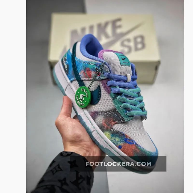 Futura Laboratories x Nike SB Dunk Low Aqua Teal