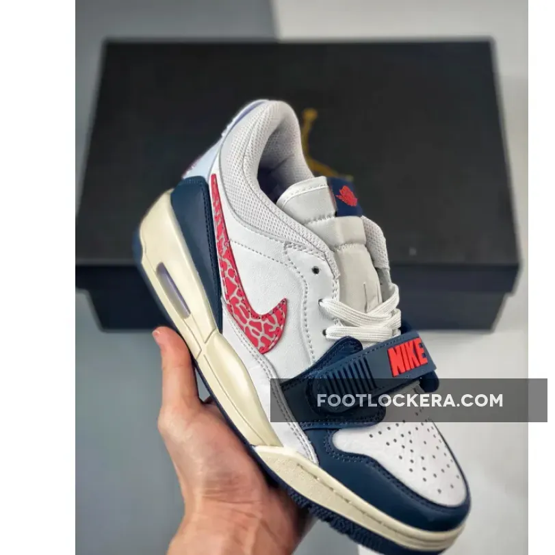 Jordan Legacy 312 Low ‘USA’ White/Pale Ivory/Military Navy