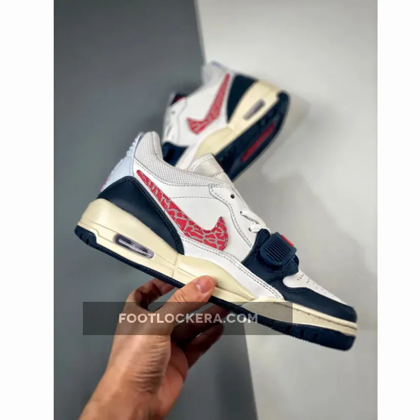 Jordan Legacy 312 Low ‘USA’ White/Pale Ivory/Military Navy Jordan Legacy 312 Low ‘USA’ White/Pale Ivory/Military Navy