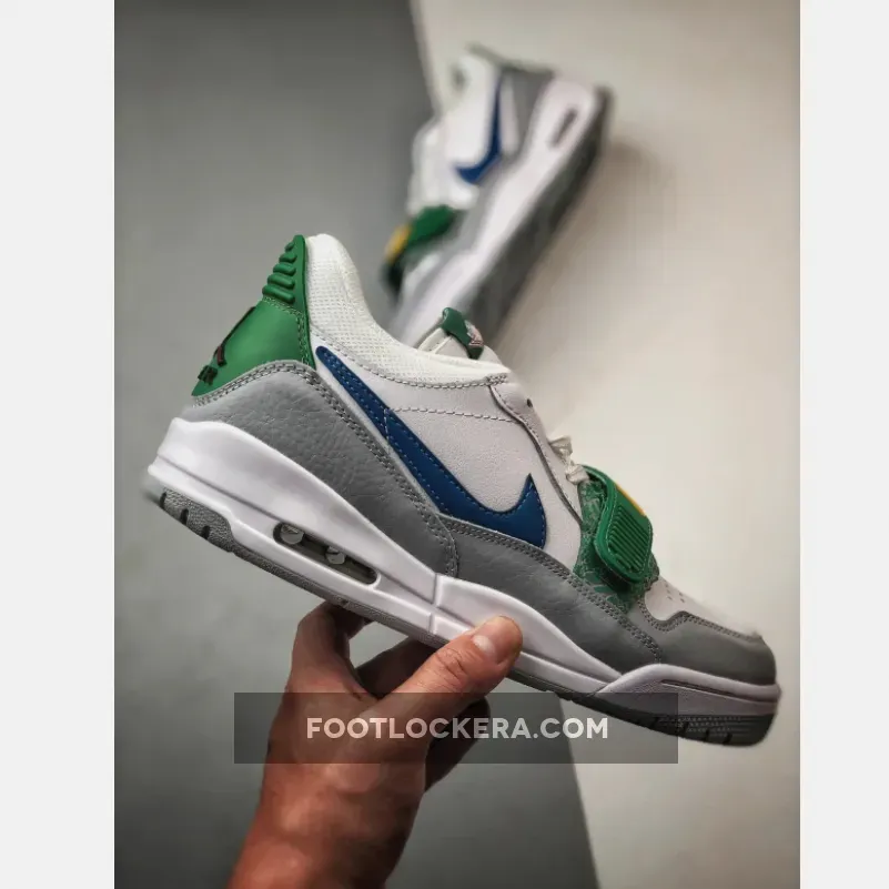 Jordan Legacy 312 Low White Grey Green Jordan Legacy 312 Low White Grey Green