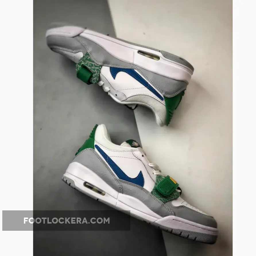 Jordan Legacy 312 Low White Grey Green Jordan Legacy 312 Low White Grey Green